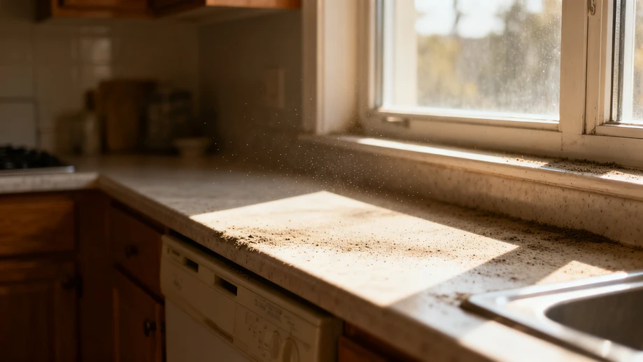 Have You Ever Noticed The Tiny Cosmic Dust Hiding On Your Kitchen Window Sill