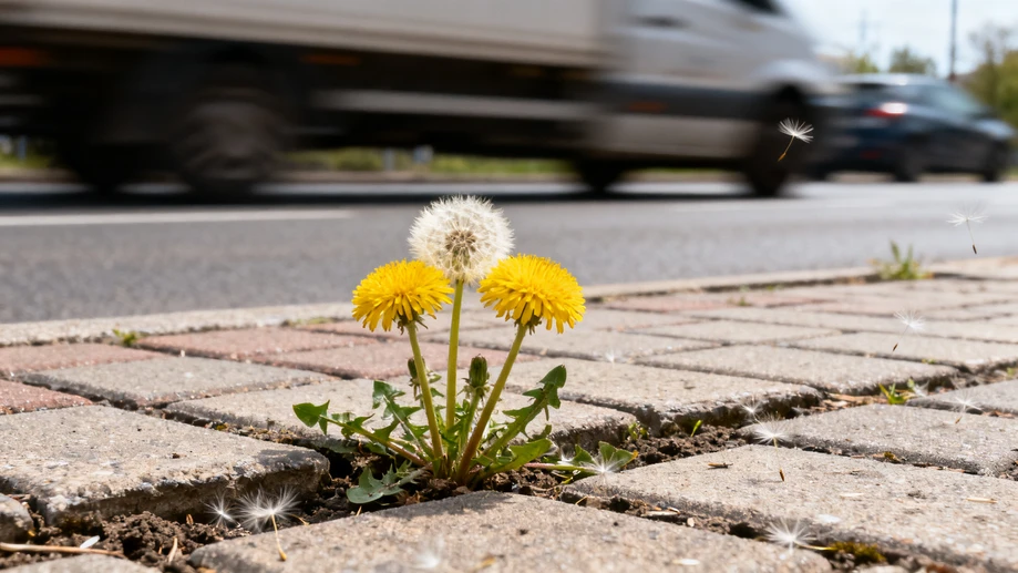 Did You Know Wild Dandelions Along Urban Sidewalks Have Their Own Secret City Adaptation Rules