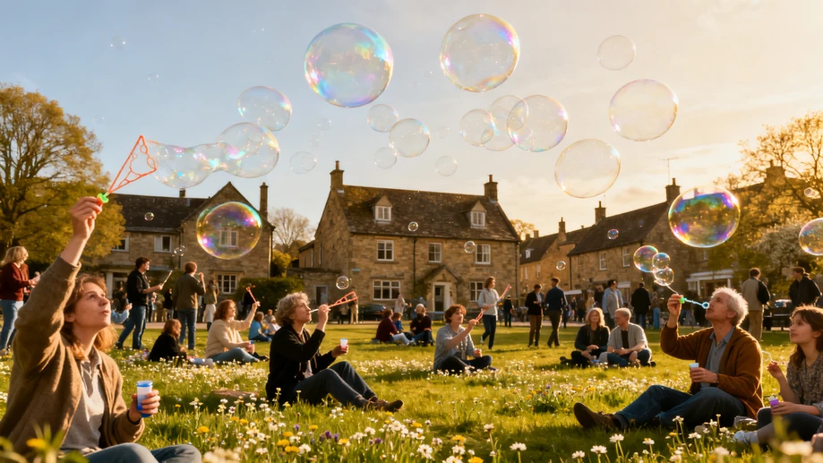 Have You Ever Heard Of A Small Town That Gathered Over 1200 People To Blow Bubbles At The Exact Same Time For A New Guinness Record