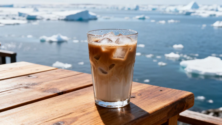 Did you know your daily iced latte habit is quietly speeding up Arctic sea ice melt