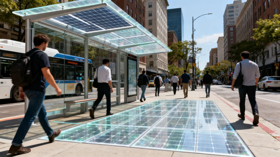 Did the sidewalk you walk on every morning secretly generate clean electricity?